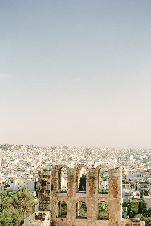 Greek Ruins In The City