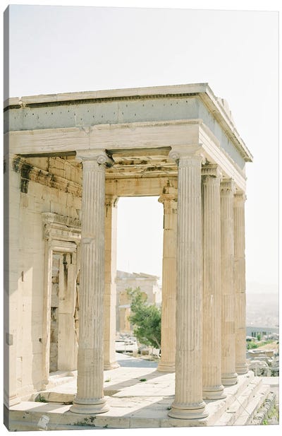 Ancient Greek Architecture Canvas Art Print - Justine Milton