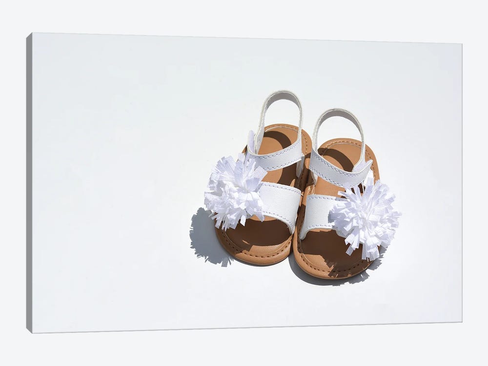 Baby Girl Sandals by Jonathan Brooks 1-piece Canvas Artwork