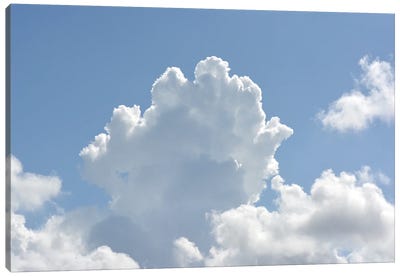 White Clouds Canvas Art Print - Cloud Art