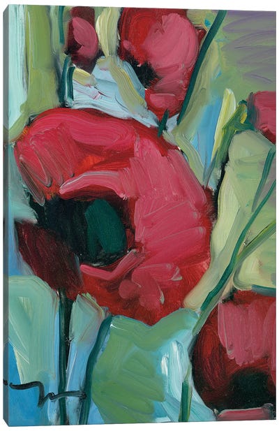 Poppies Canvas Art Print - Jose Trujillo