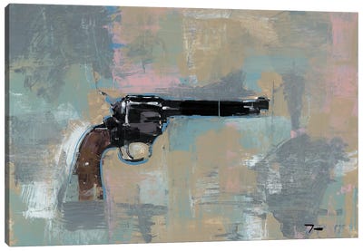 45 Revolver Canvas Art Print - Jose Trujillo