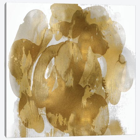 Gold Flow I Canvas Print #JTT12} by Kristina Jett Art Print