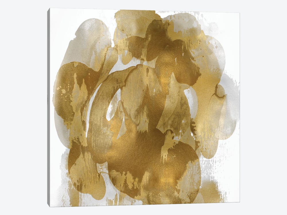 Gold Flow I by Kristina Jett 1-piece Canvas Art
