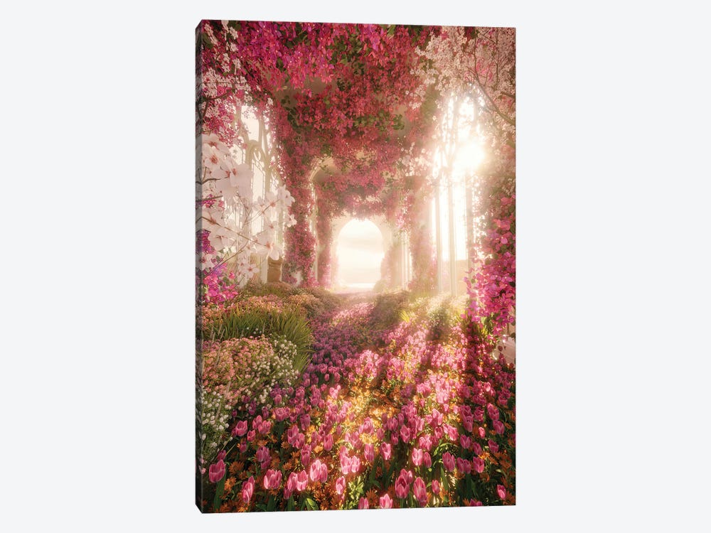 Floral Cathedral by James Tralie 1-piece Canvas Print