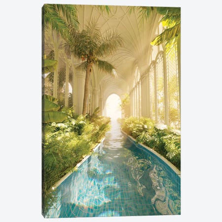 Cathedral Lazy River Canvas Print #JTZ39} by James Tralie Art Print