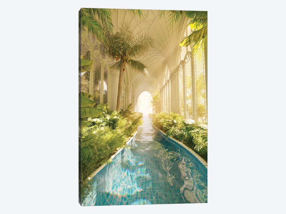 Cathedral Lazy River by James Tralie 1-piece Canvas Artwork