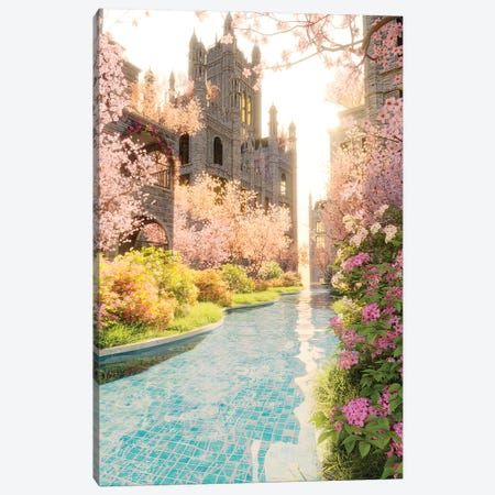 Spring At The Cathedral Resort Canvas Print #JTZ42} by James Tralie Canvas Art