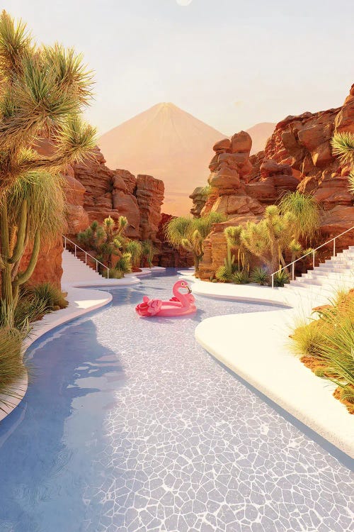 Joshua Tree Waterpark by James Tralie wall art