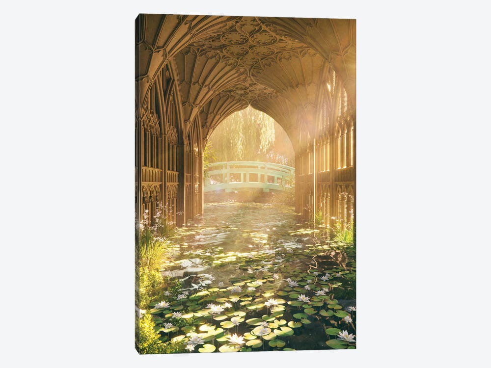 Water Lily Cathedral by James Tralie 1-piece Canvas Artwork