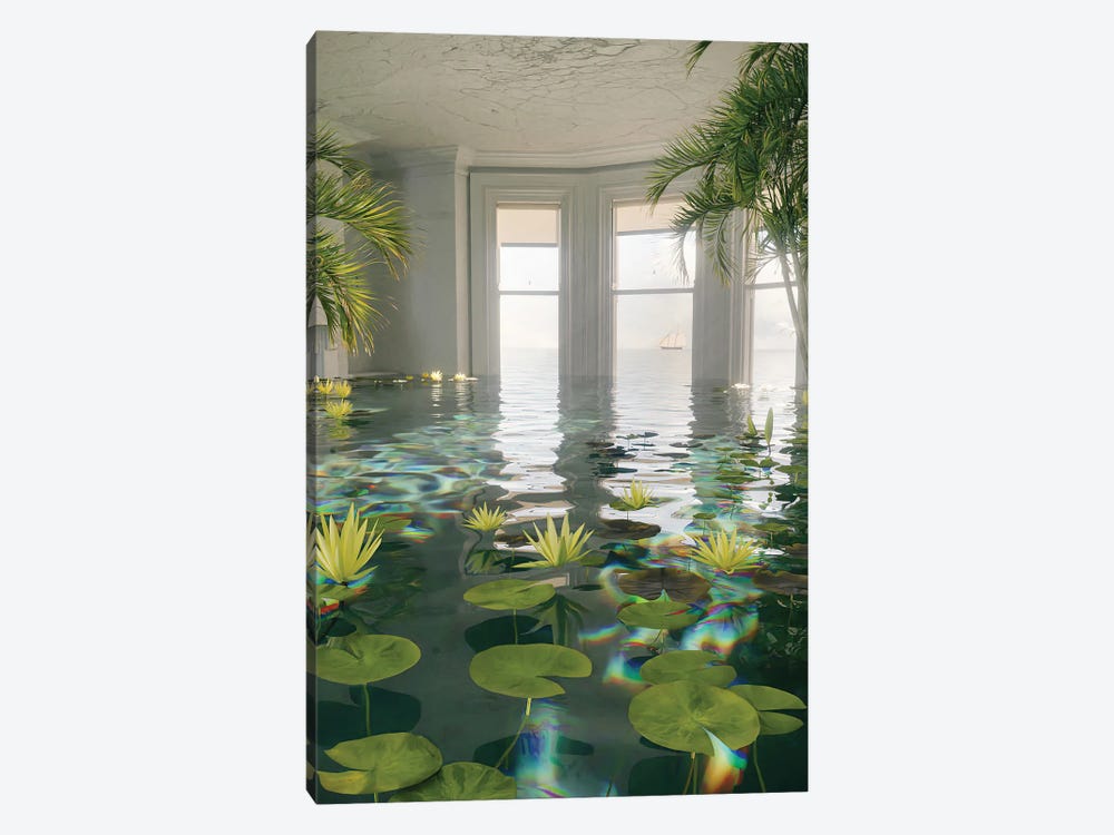 Lagoon Room Flooded by James Tralie 1-piece Canvas Print