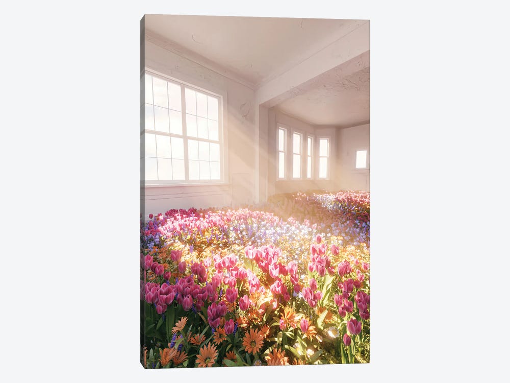Spring Indoors by James Tralie 1-piece Canvas Print