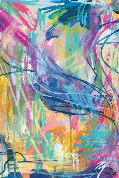 Stop Trying To Be Perfect by Julia Badow canvas print