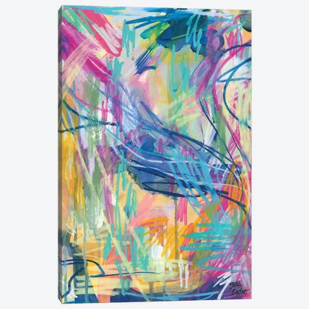 Stop Trying To Be Perfect Canvas Print #JUB119} by Julia Badow Canvas Art