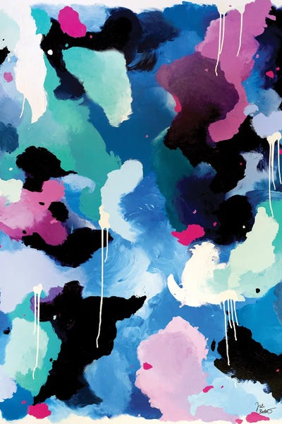 Who Painted The Moon Black by Julia Badow canvas print