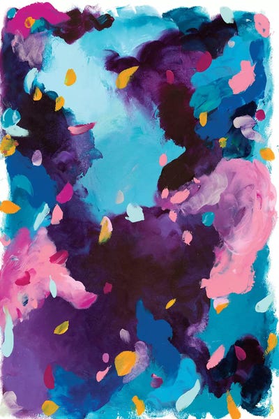 Blackout by Julia Badow framed canvas print