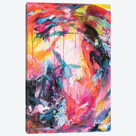 Look At All The Lights Canvas Print #JUB223} by Julia Badow Canvas Artwork