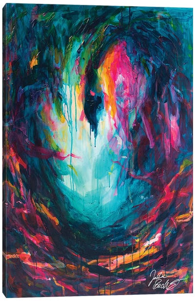 Cygnus Canvas Art Print - Abstract Expressionism Art