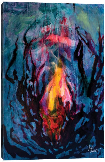 Phoenix Canvas Art Print - Julia Badow