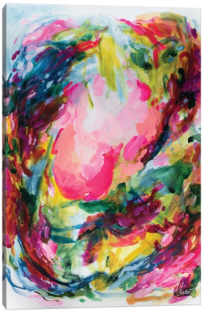 Color Is My Love Language Canvas Art Print - Julia Badow