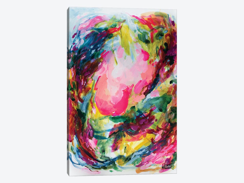 Color Is My Love Language by Julia Badow 1-piece Canvas Wall Art