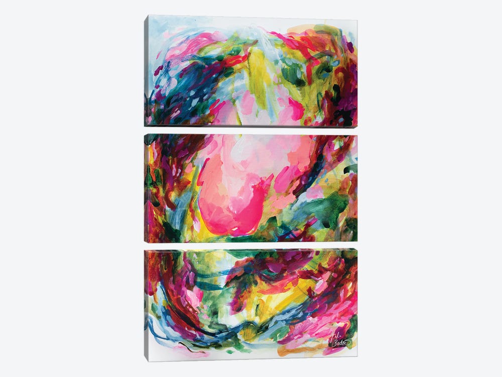 Color Is My Love Language by Julia Badow 3-piece Canvas Art