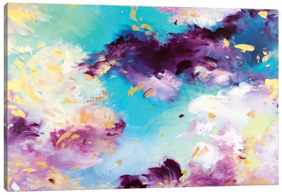 Send Flowers Over The Sea Canvas Art Print - Julia Badow