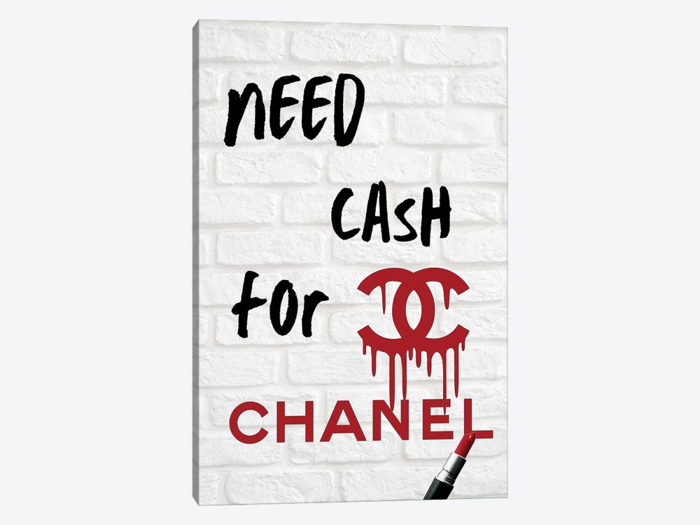 Need Money For Chanel by Julie Schreiber 1-piece Canvas Artwork