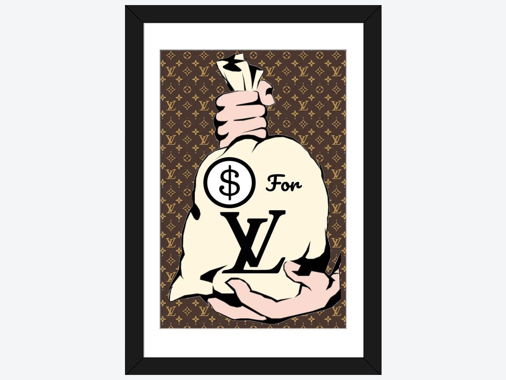 Louis Vuitton Louboutin Bag by Julie Schreiber Fine Art Paper Print ( Fashion > Fashion Brands > Louis Vuitton art) - 24x16x.25