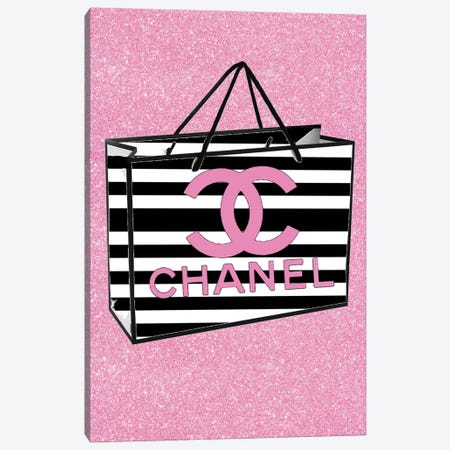 Chanel Shopping Bag Canvas Print #JUE115} by Julie Schreiber Canvas Artwork