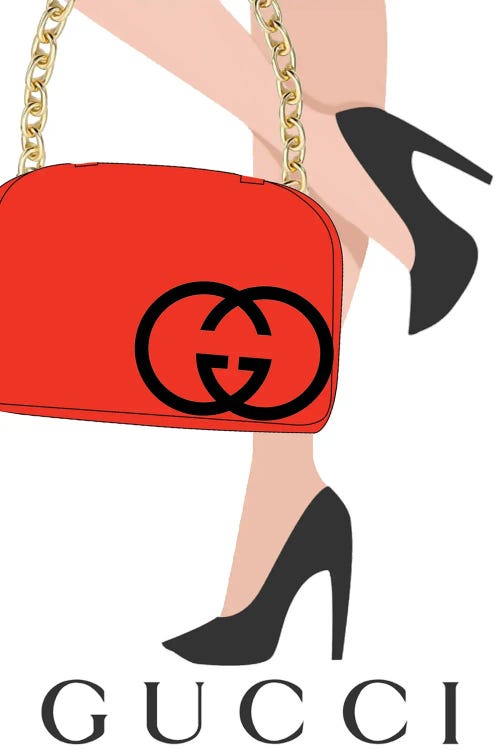 Gucci Red Handbag