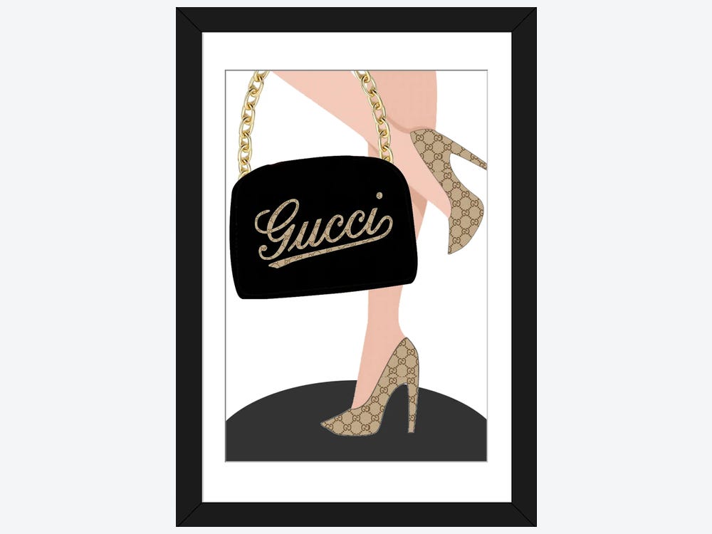 12 Gucci ideas  gucci, chanel art, fashion wall art