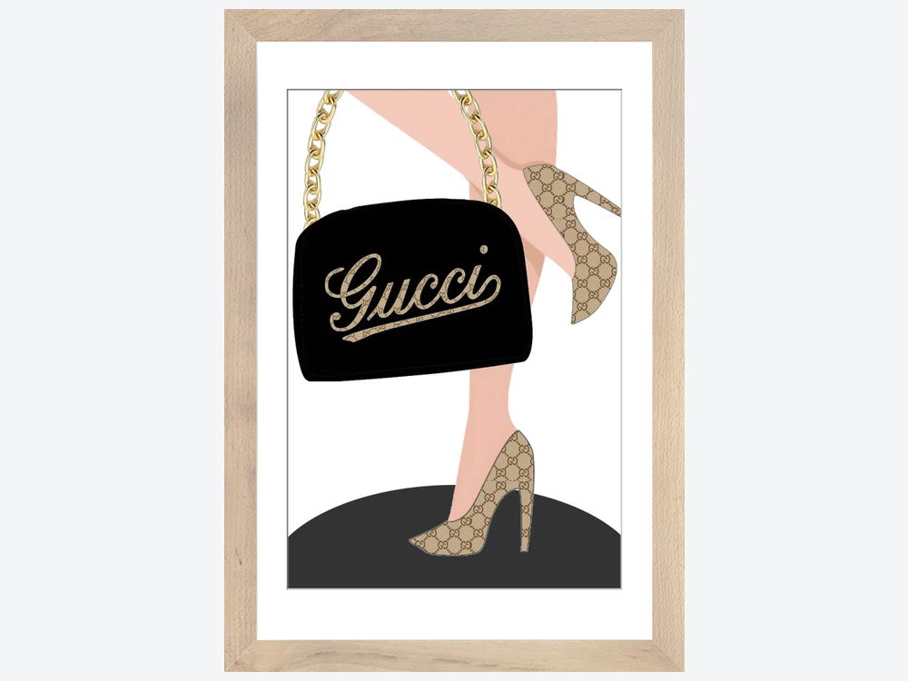 12 Gucci ideas  gucci, chanel art, fashion wall art