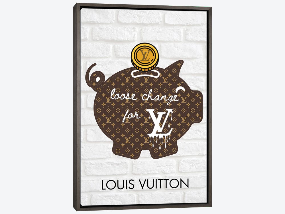 Louis Vuitton Teeth Canvas Wall Art by Julie Schreiber