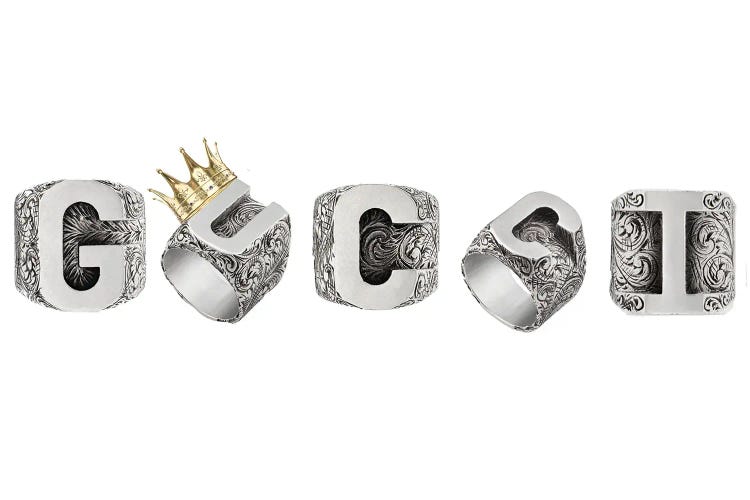 Gucci Crown Rings