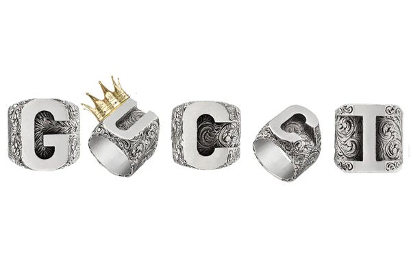 Gucci: Gucci Crown Rings by Julie Schreiber