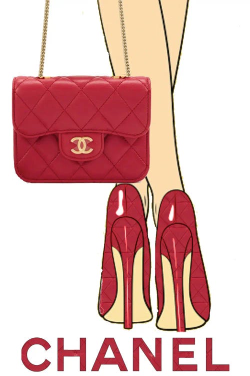 Red Chanel Handbag