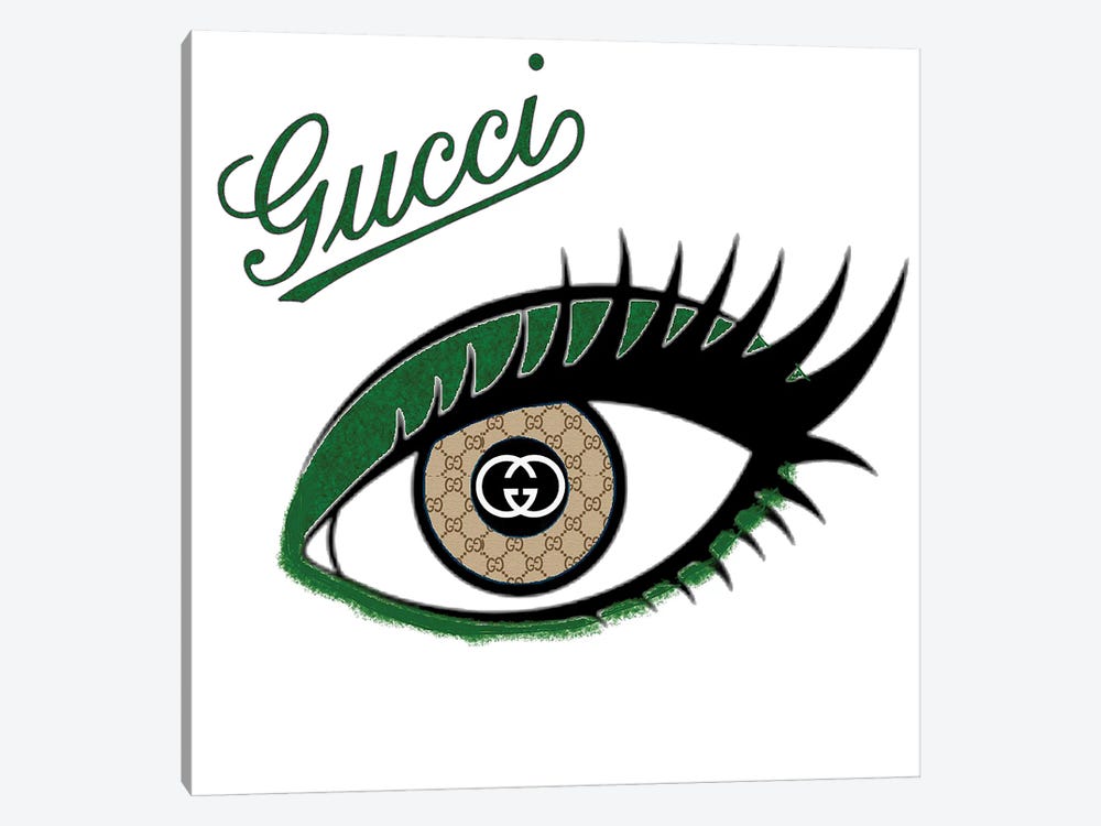 Gucci Green Eyes by Julie Schreiber 1-piece Canvas Art