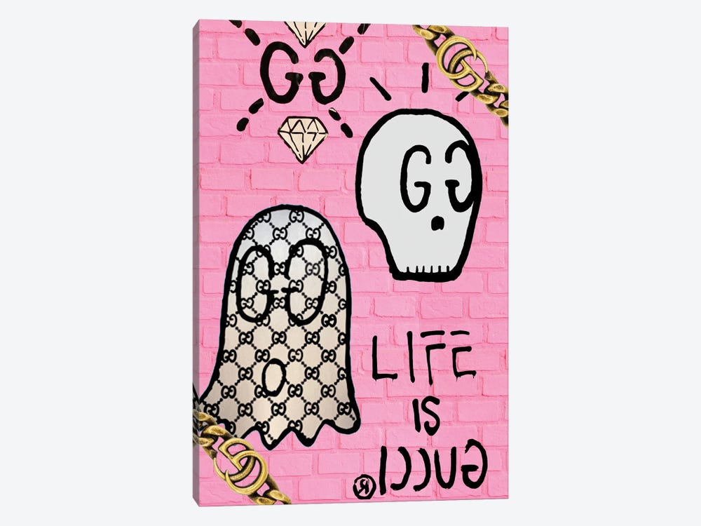 Life Is Gucci by Julie Schreiber 1-piece Canvas Art