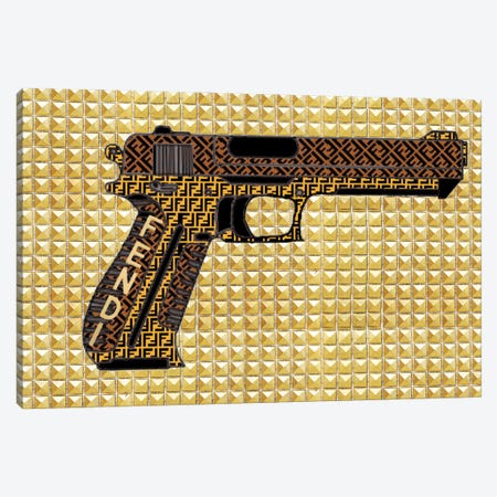 Silver LV gun painting - High Quality - 5 Star Online Service