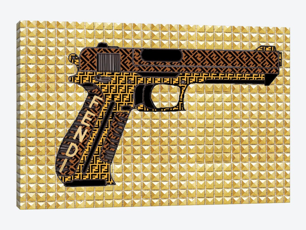 Fendi Gun by Julie Schreiber 1-piece Canvas Artwork