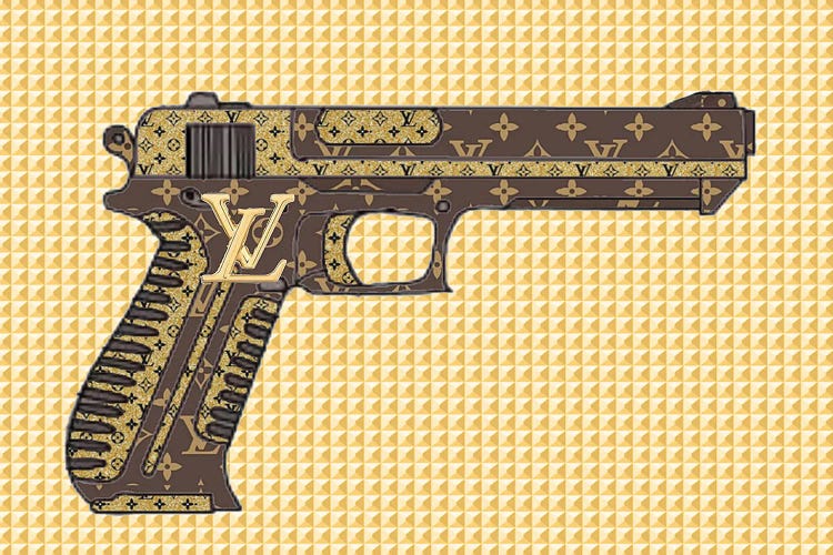 Louis Vuitton Brown Gun