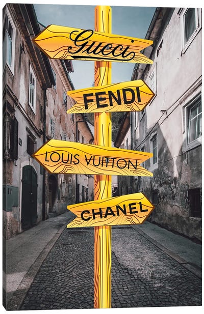 Which Way? Canvas Art Print - Signs
