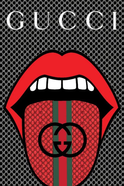 Pop Art: Gucci Logo Pop Art by Julie Schreiber