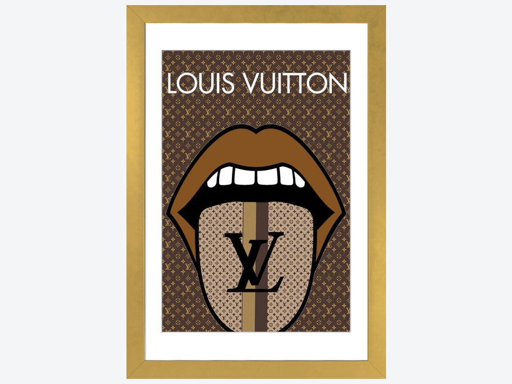 LV LIPS POSTER IN ALL COLORS