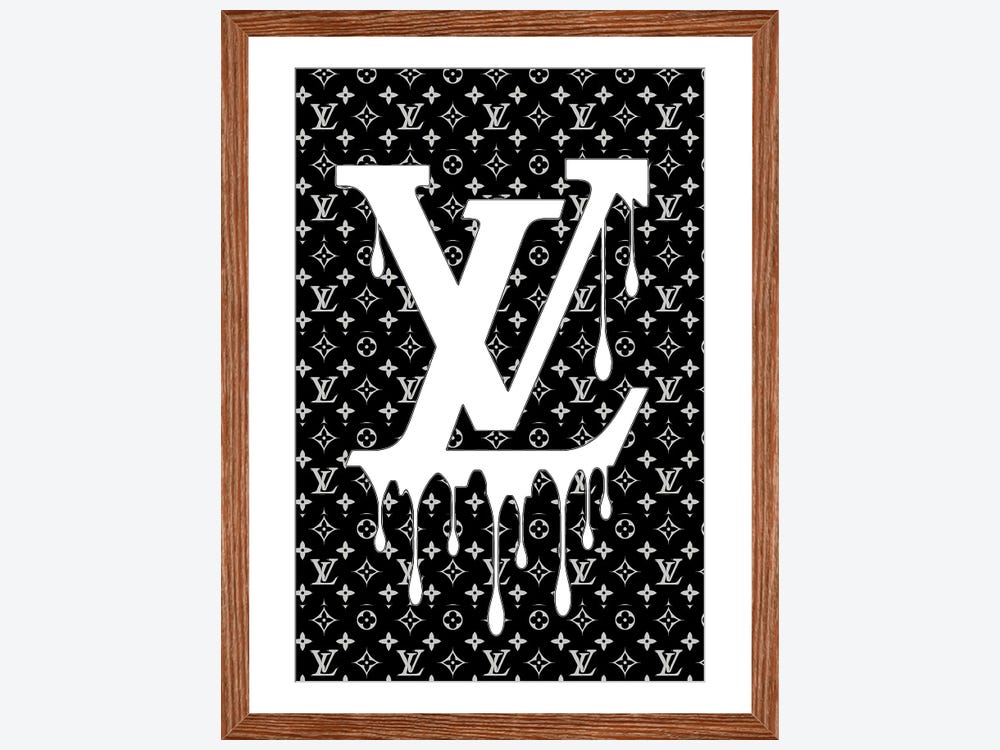 black and white louis vuitton picture