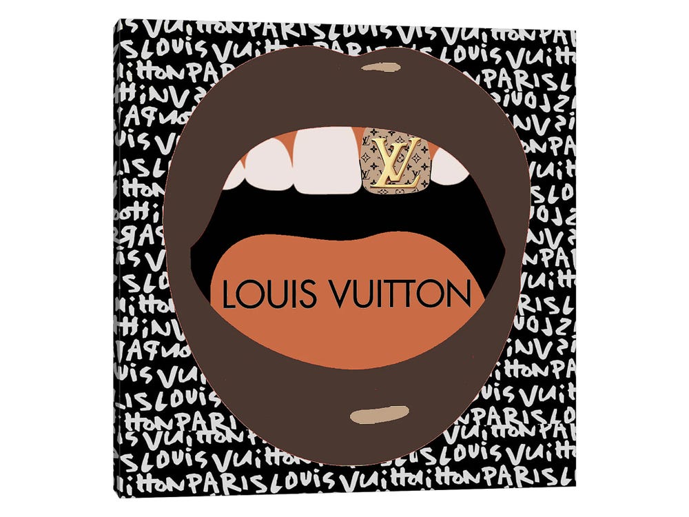 I Want Louis Vuitton Graffiti Background