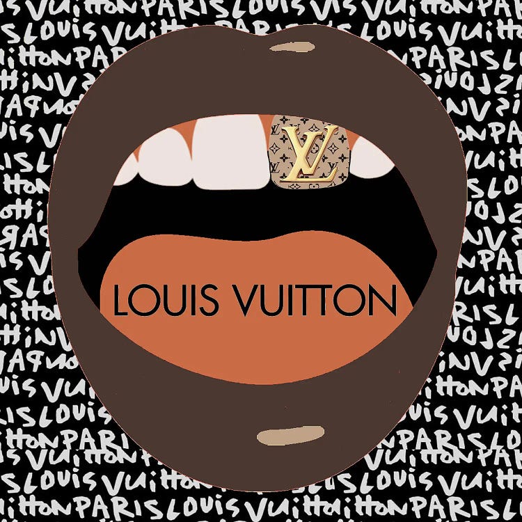 Louis Vuitton Graffiti Lips II