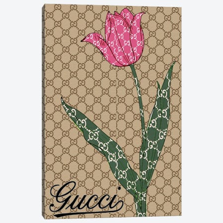Gucci Flower Canvas Print #JUE223} by Julie Schreiber Canvas Print