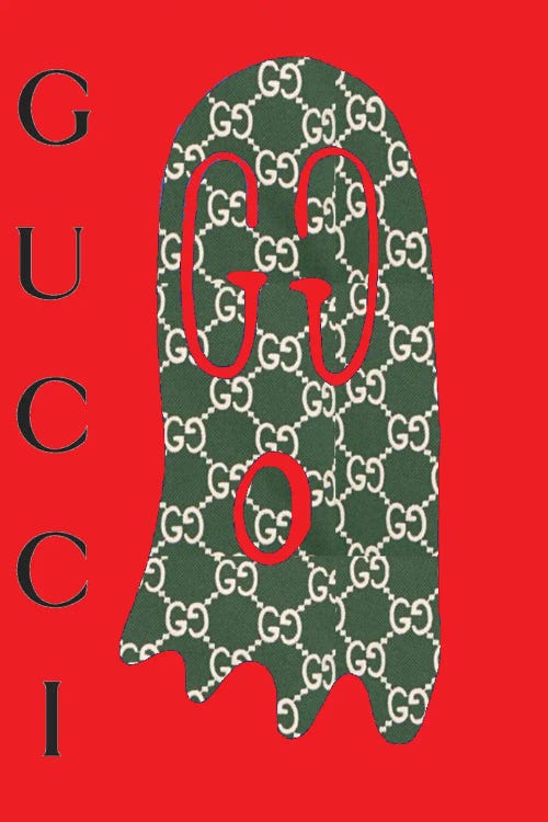 Gucci Boo Canvas Artwork by Julie Schreiber | iCanvas